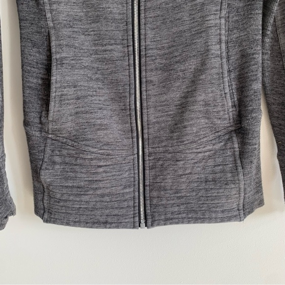 Lululemon Radiant Jacket II Heathered Core Dark Grey Women’s Size 6 - Picture 5 of 14